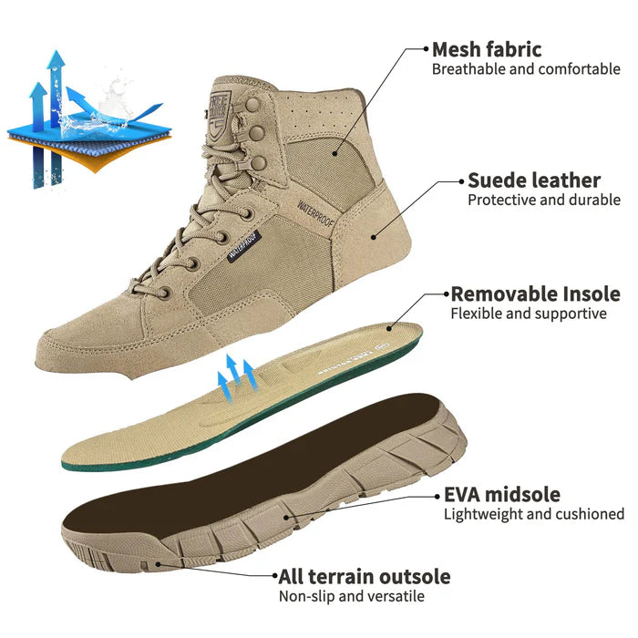 STORM ll 6" Men's Military WaterproofTactical Boots