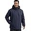 FREE SOLDlER Men's Waterproof Ski Snow Jacket FleeceLined Warm Winter Rain Jacket with Hood Fully Taped Seams