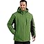 FREE SOLDlER Men's Waterproof Ski Snow Jacket FleeceLined Warm Winter Rain Jacket with Hood Fully Taped Seams