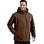FREE SOLDlER Men's Waterproof Ski Snow Jacket FleeceLined Warm Winter Rain Jacket with Hood Fully Taped Seams