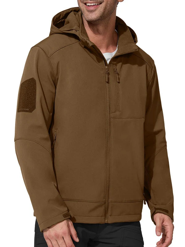SNOWEAGLE Men's LightweightWaterproof Softshell Winter Jacket