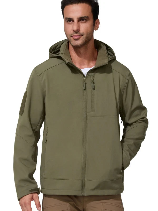 SNOWEAGLE Men's LightweightWaterproof Softshell Winter Jacket