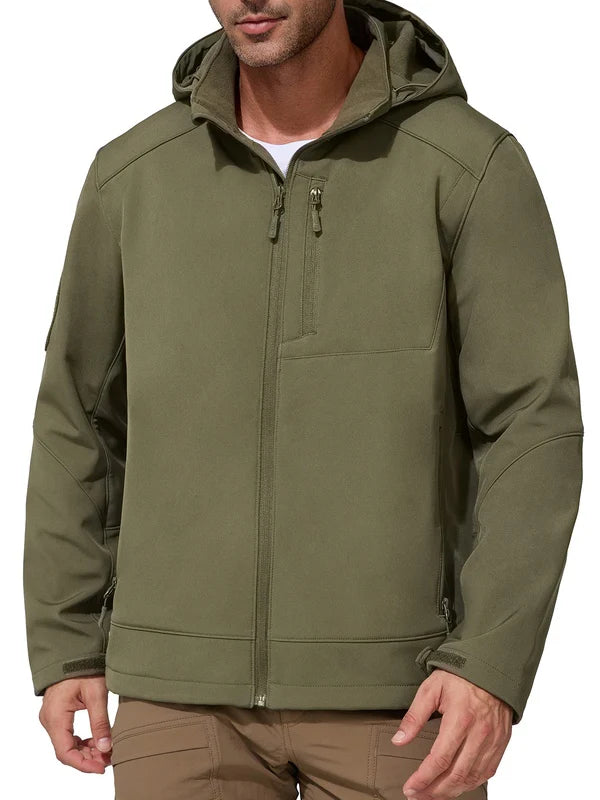 SNOWEAGLE Men's LightweightWaterproof Softshell Winter Jacket