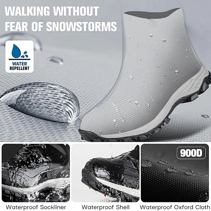 Snowwolf Men's Waterproof SnowHiking Boots