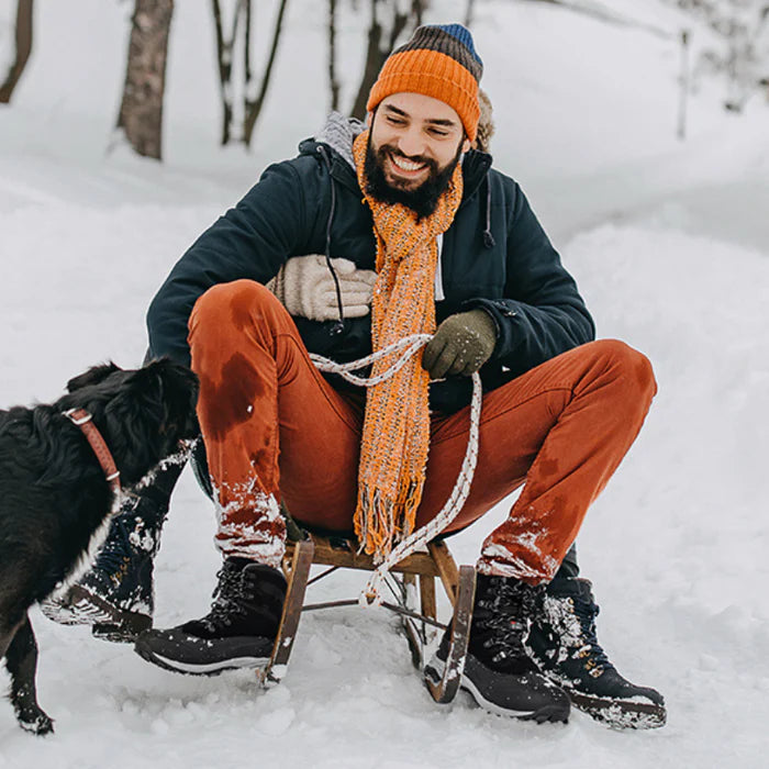 Snowwolf Men's Waterproof SnowHiking Boots