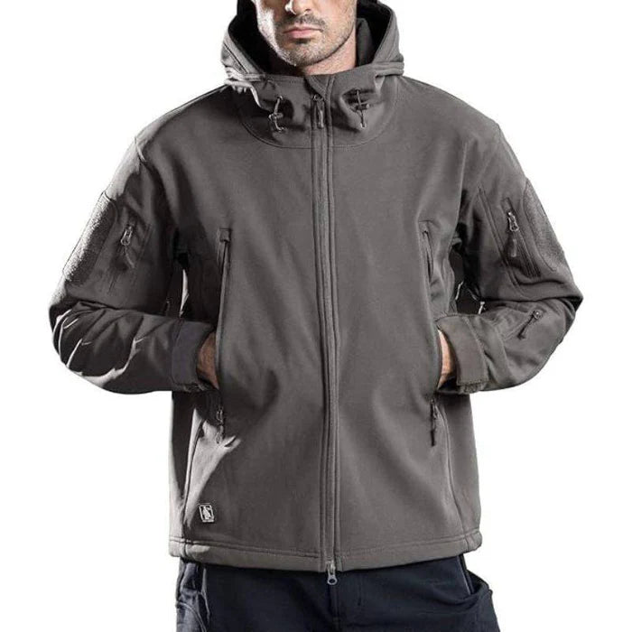 SHARKSKIN Men’s Warm Waterproof Softshell Tactical Hiking Jacket
