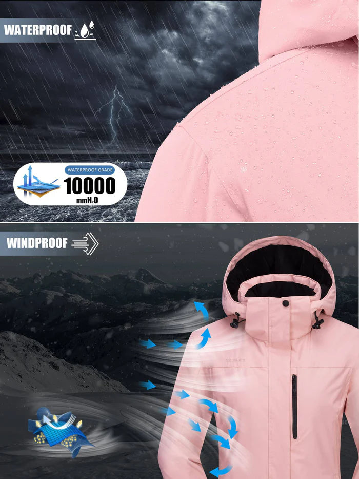 ETHEREAL Women's Waterproof Ski Snow Jacket