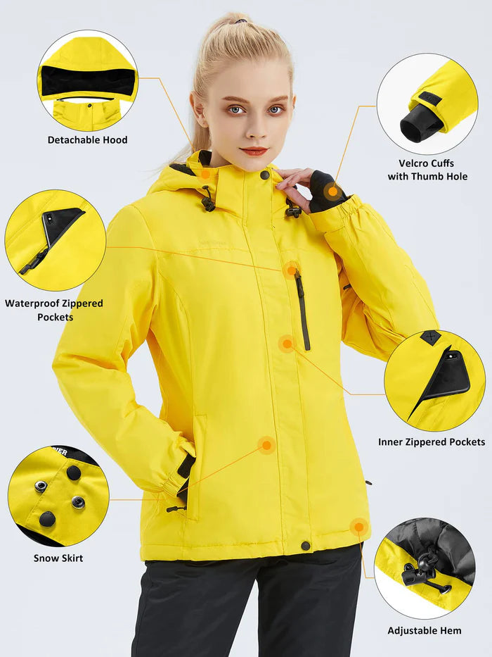 ETHEREAL Women's Waterproof Ski Snow Jacket