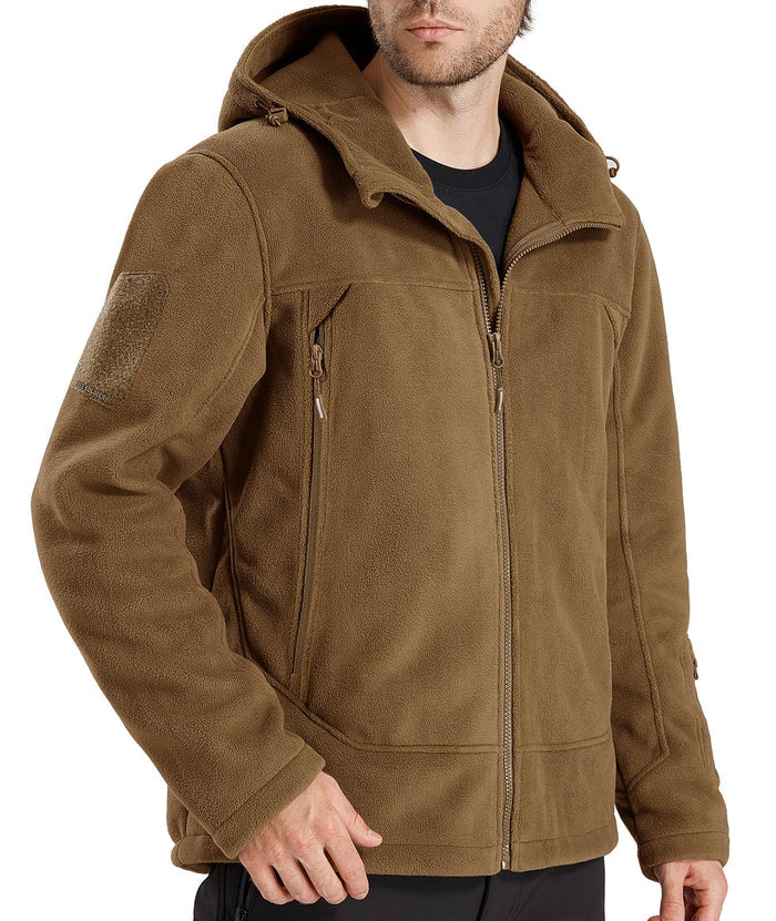 ARES Men's Tactical Fleece Zip-upHoodie