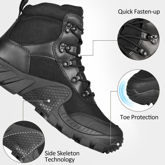 DRAGONBANE 4.6" Men's Military WaterproofWorking Boots