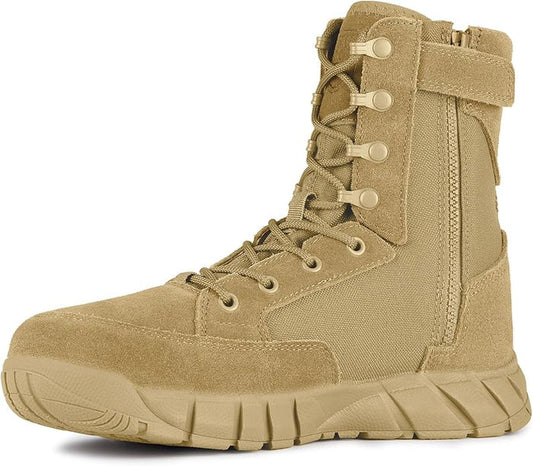 STORM ll 8" Men's side Zip MilitaryWork Boots