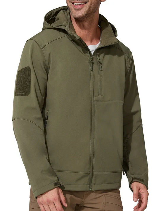 SNOWEAGLE Men's LightweightWaterproof Softshell Winter Jacket