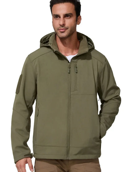 SNOWEAGLE Men's LightweightWaterproof Softshell Winter Jacket
