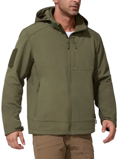 SNOWEAGLE Men's LightweightWaterproof Softshell Winter Jacket