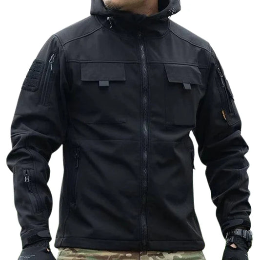 BEETLE 5-in-1 Muti-Pocket WarmSoftshell Waterproof Tactical Jacket