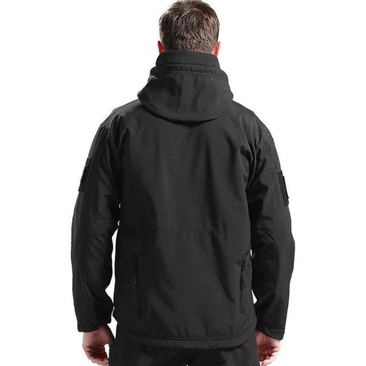 SHARKSKIN Men’s Warm Waterproof Softshell Tactical Hiking Jacket