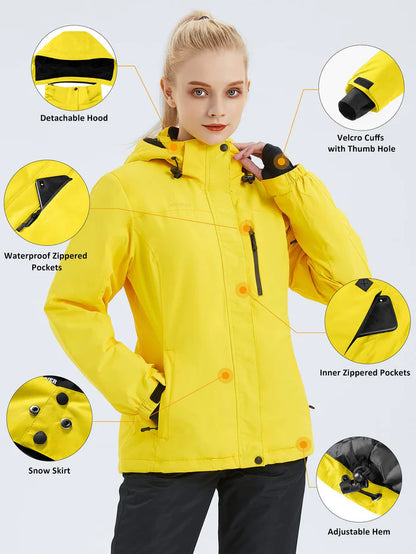 ETHEREAL Women's Waterproof Ski Snow Jacket