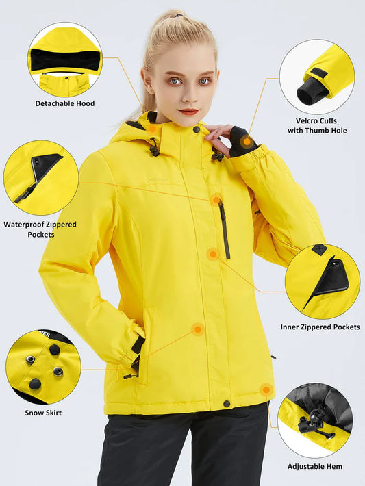 ETHEREAL Women's Waterproof Ski Snow Jacket