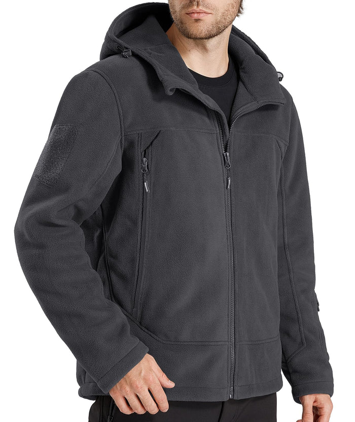 ARES Men's Tactical Fleece Zip-upHoodie