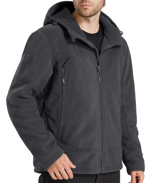 ARES Men's Tactical Fleece Zip-upHoodie
