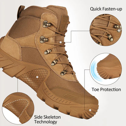 DRAGONBANE 4.6" Men's Military WaterprooWorking Boots